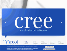 Tablet Screenshot of nroot.es